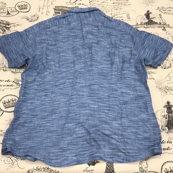 Good Man Brand Slim Fit Stripe Linen Shirt - Picture 7 of 7